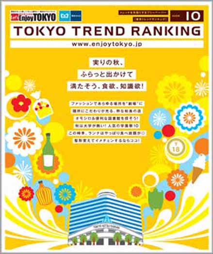 東京トレンドランキング2009年10月号(9月20日発行)